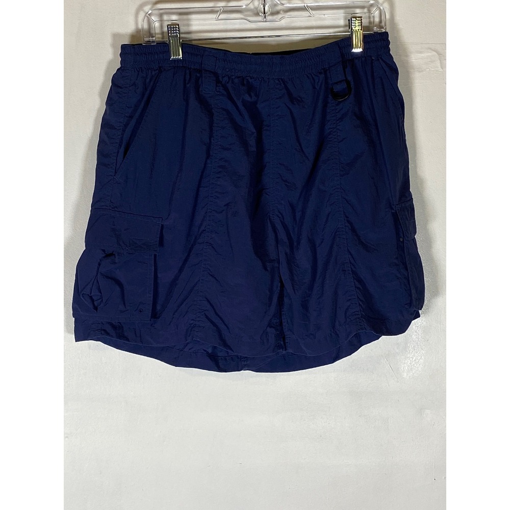Columbia Packable Navy Swim Trunks Cargo Pockets Men's Large